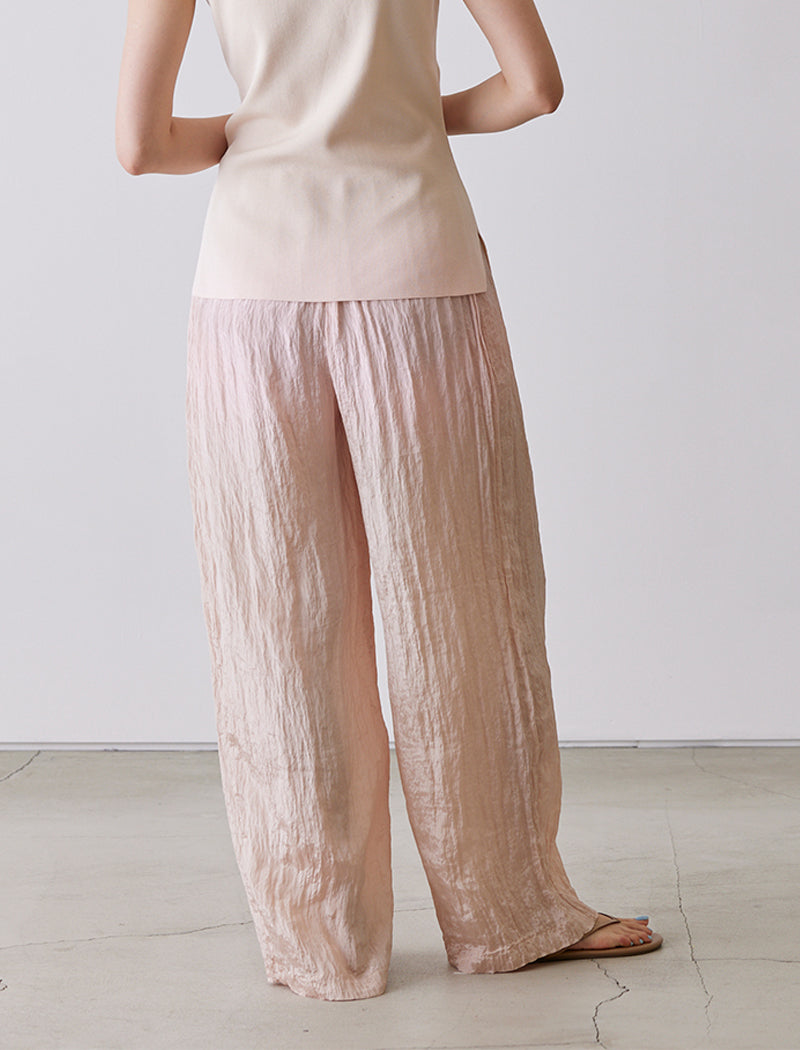 TAPE EMBROIDERY TWO-PIECE TROUSER SET