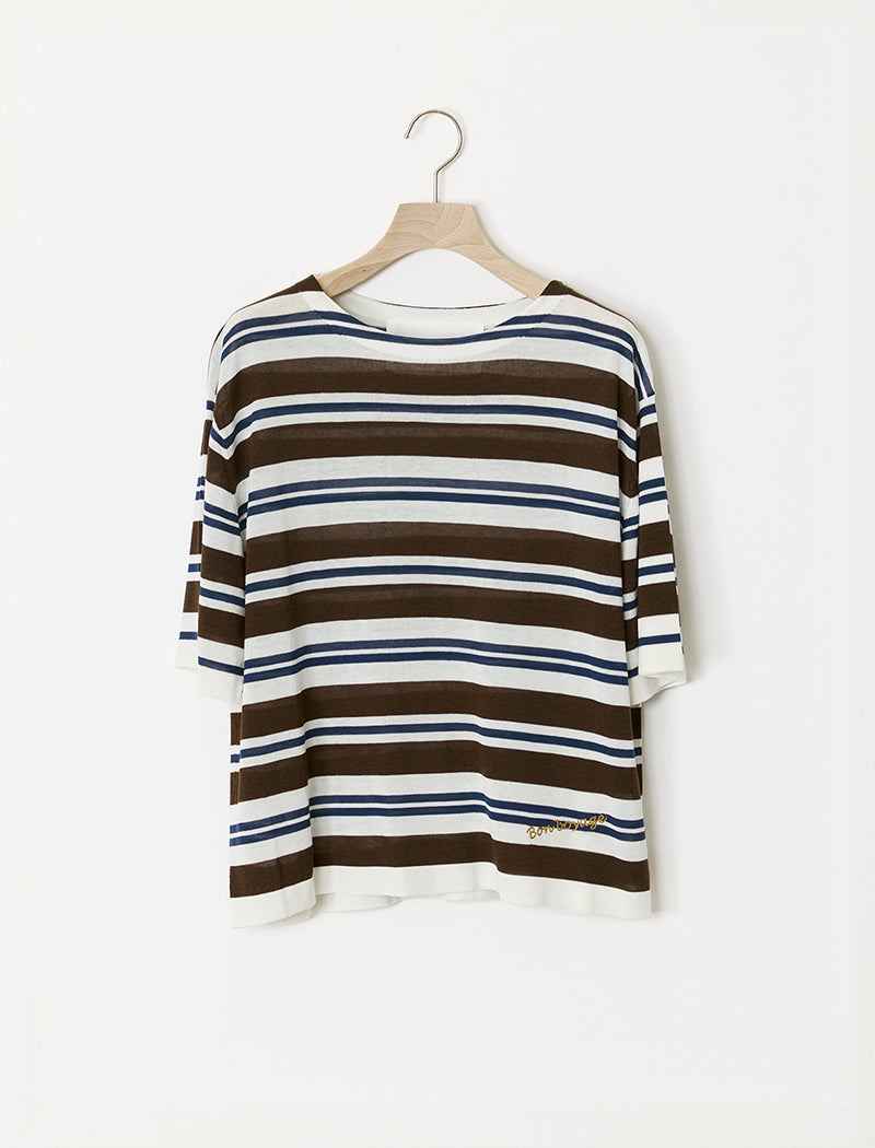 SILK BLEND KNIT TEE