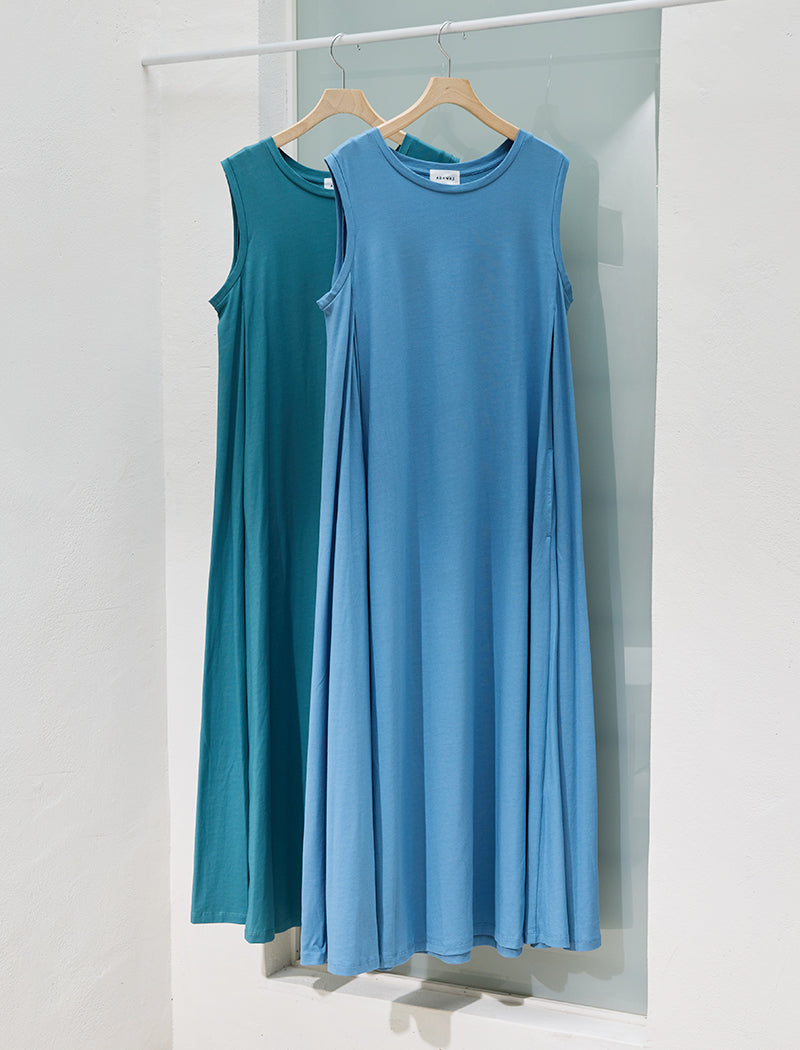 DRY JERSEY SLEEVE DRESS