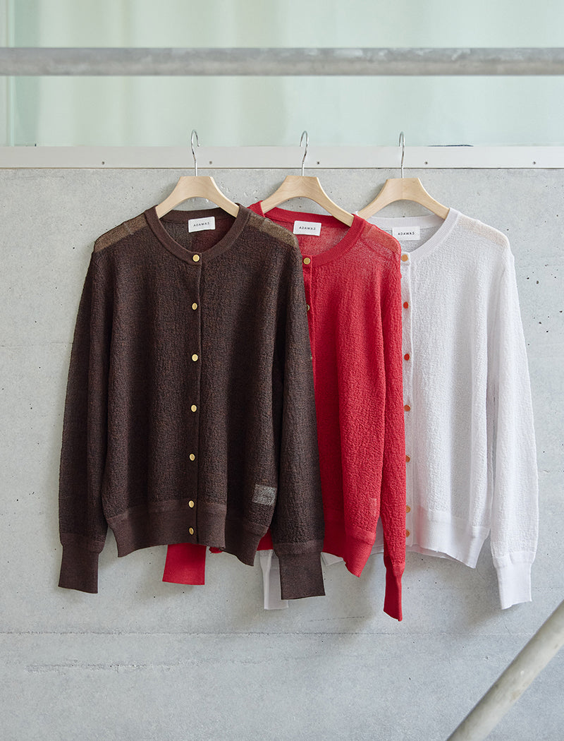 SEMI-SHEER CARDIGAN
