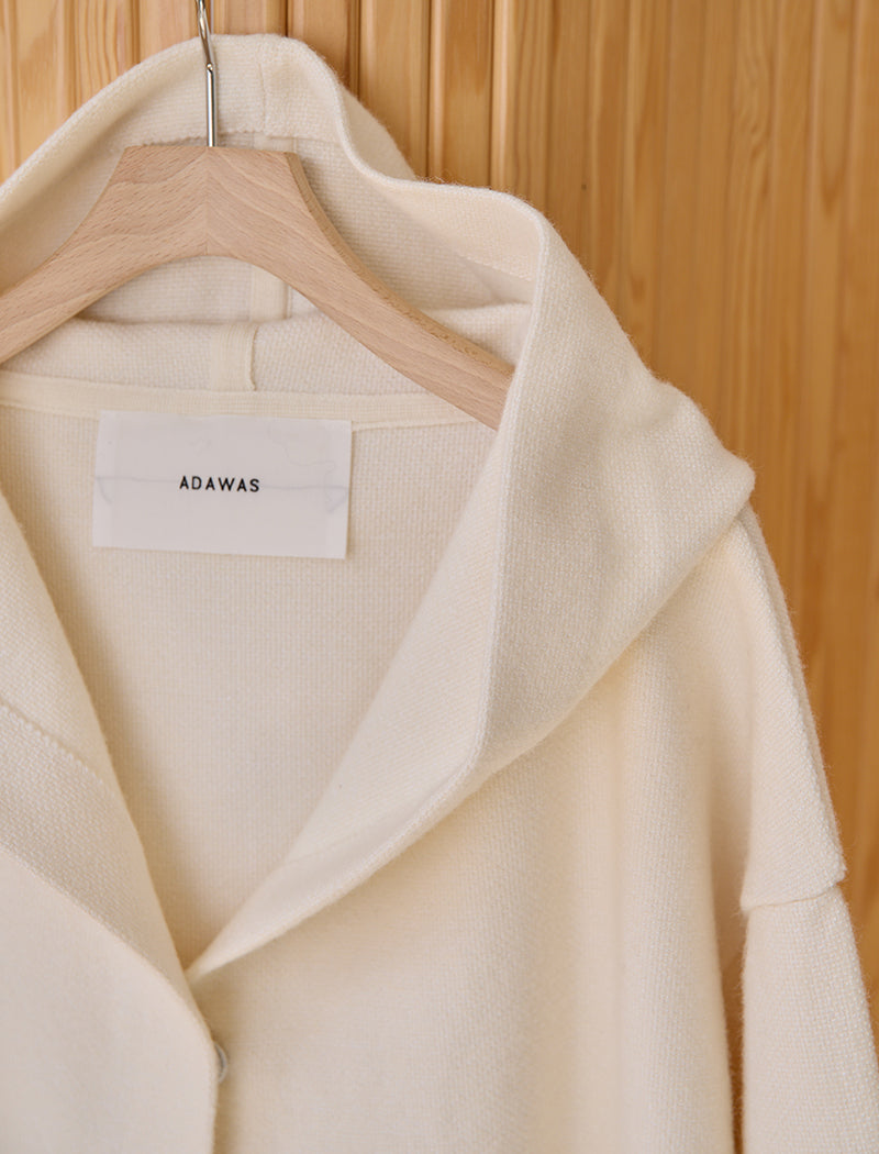 WOOL SILK BLENDED LIGHT CARDIGAN