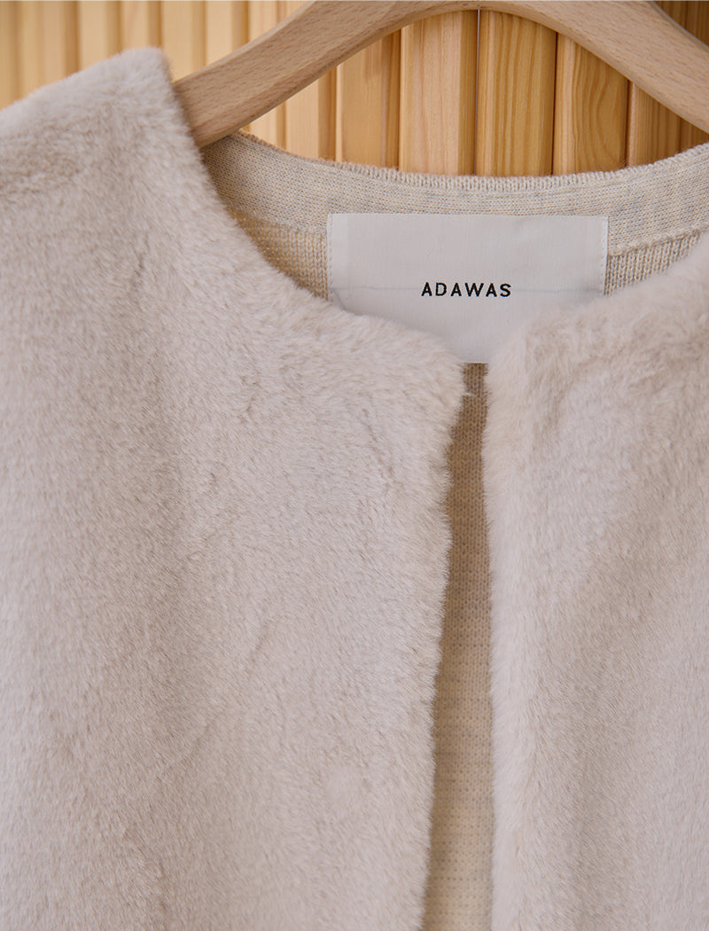 ADAWAS ファー ADAWASのファーコート【STANDARD BOOK 2023Winter】 | HAPPY PLUS VOICE