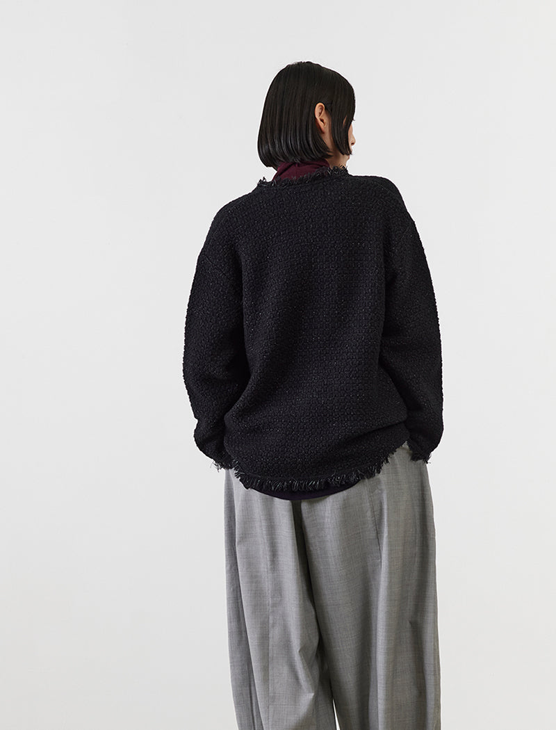 TWEED KNIT JACKET
