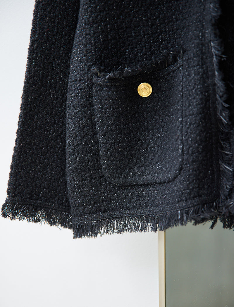 TWEED KNIT JACKET
