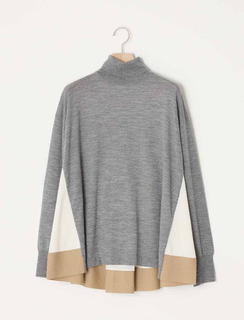 EXTRAFINE MERINO WOOL TURTLE-NECK