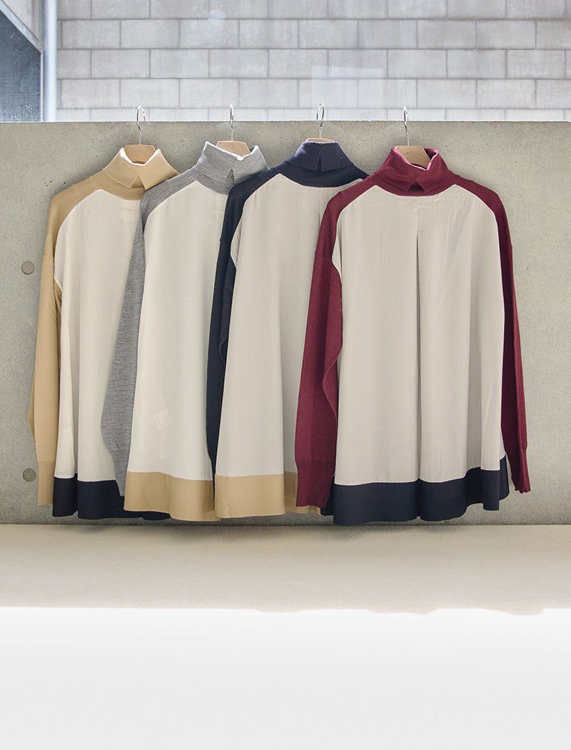 EXTRAFINE MERINO WOOL TURTLE-NECK