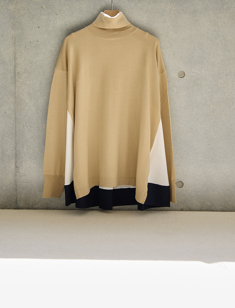 EXTRAFINE MERINO WOOL TURTLE-NECK