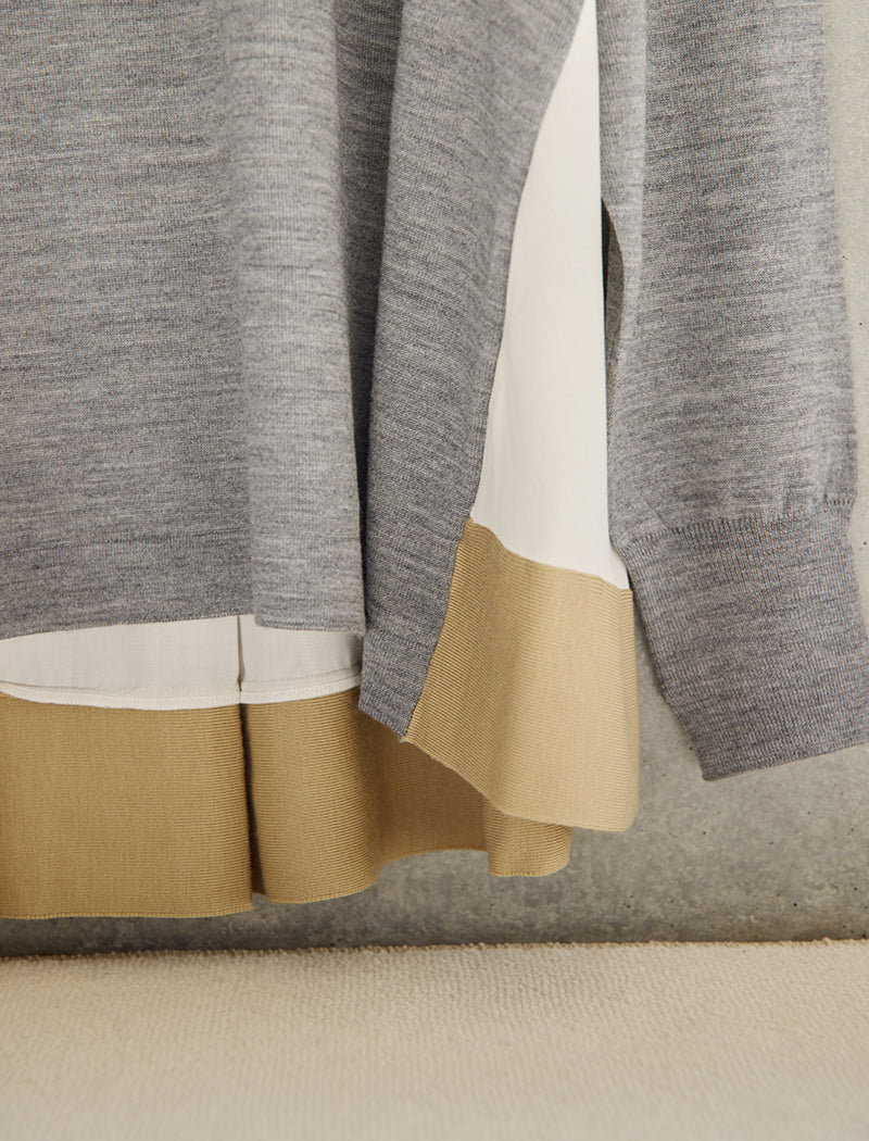 EXTRAFINE MERINO WOOL TURTLE-NECK