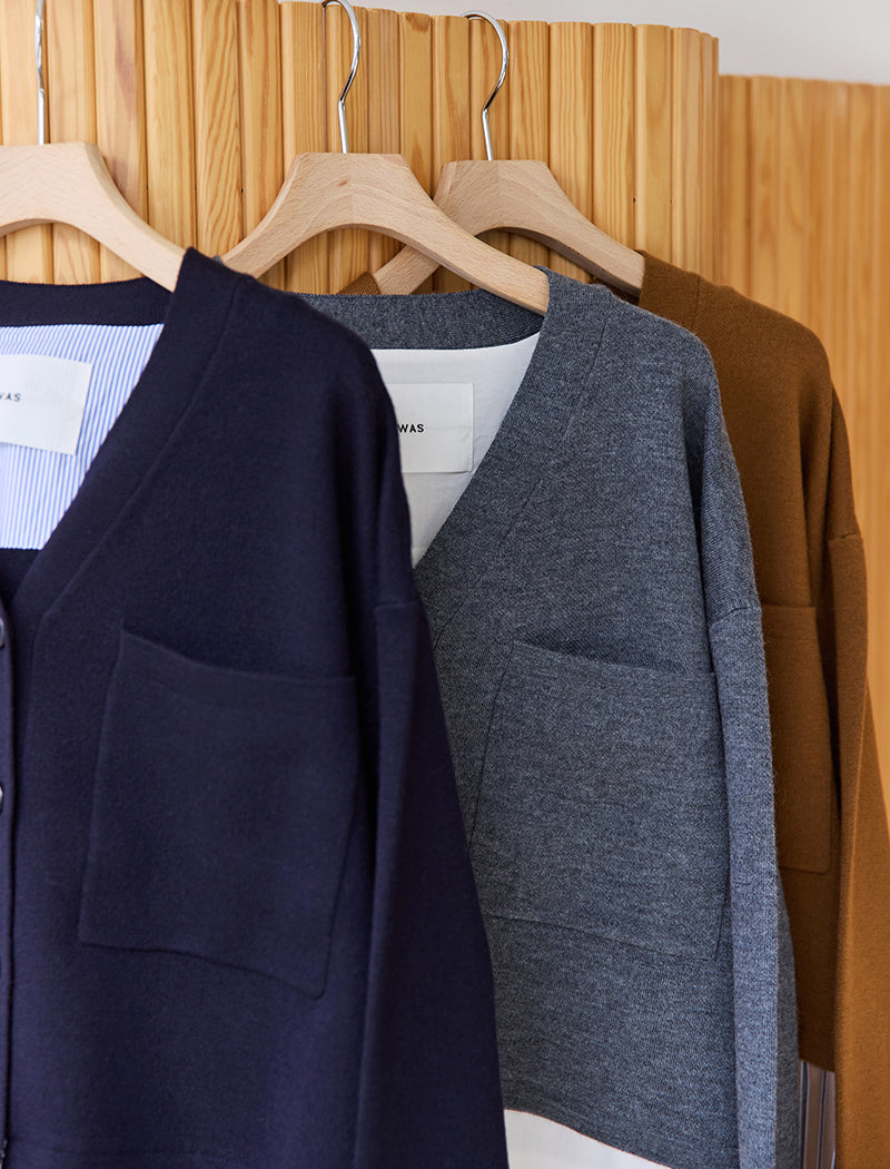 EXTRAFINE MERINO WOOL CARDIGAN