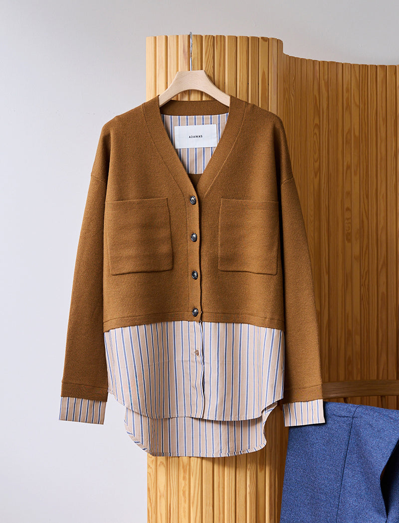 EXTRAFINE MERINO WOOL CARDIGAN