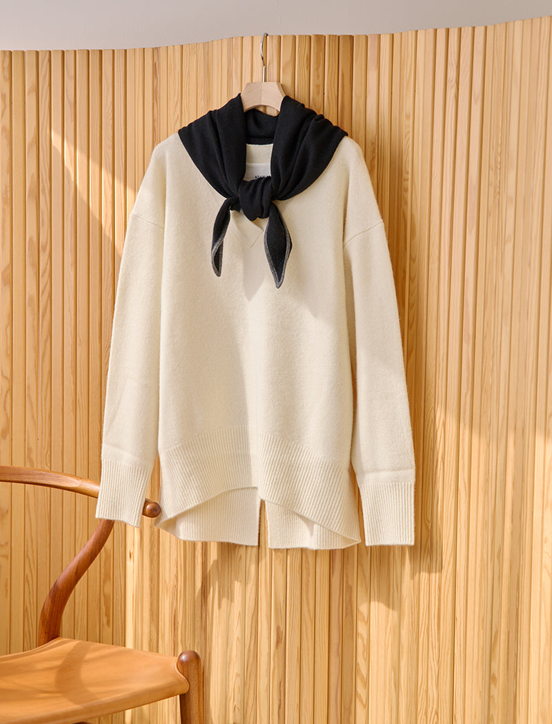 CASHMERE DIAMOND SCARF