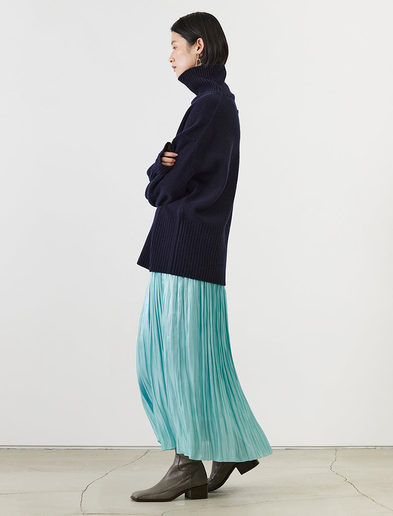 CASHMERE BLEND HIGH NECK