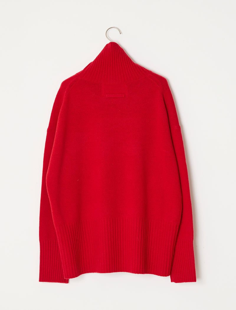 CASHMERE BLEND HIGH NECK