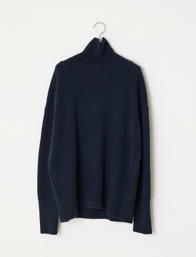 CASHMERE BLEND HIGH NECK