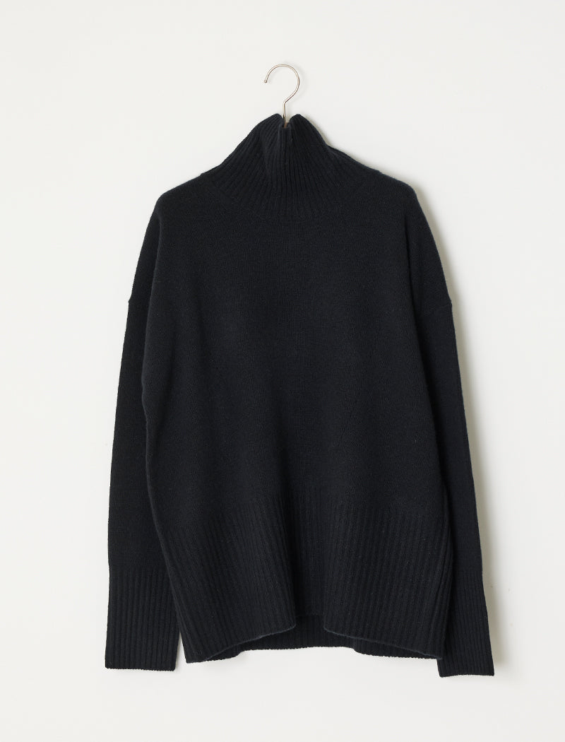 CASHMERE BLEND HIGH NECK