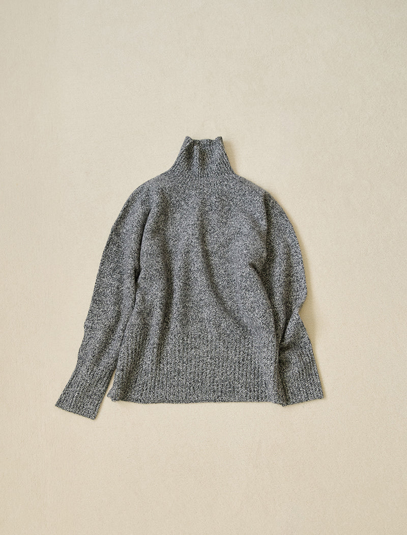 CASHMERE BLEND HIGH NECK