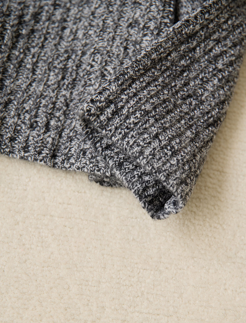 CASHMERE BLEND HIGH NECK