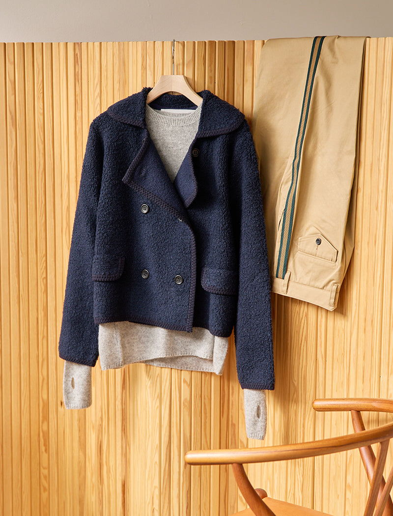 BOUCLE KNIT JACKET