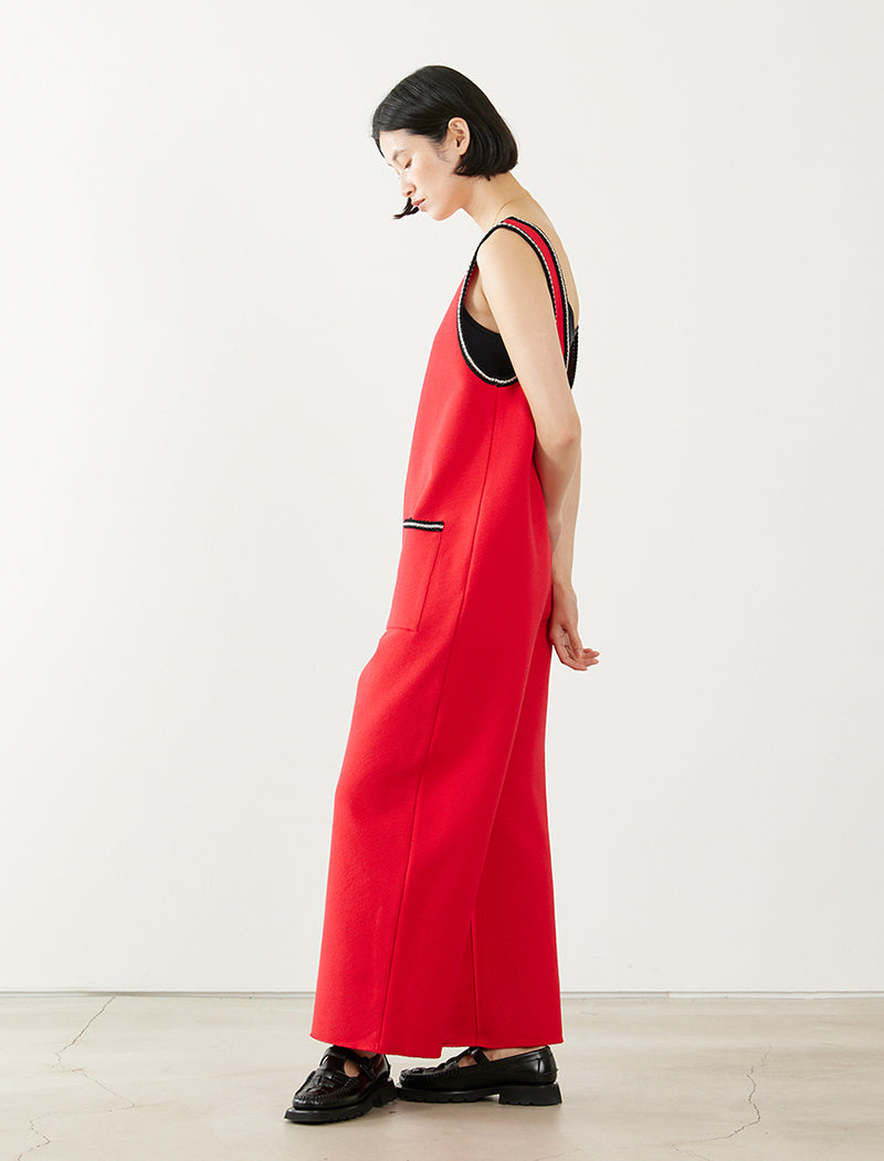 LIGHT INLAY KNIT CONVERTIBLE ROMPER