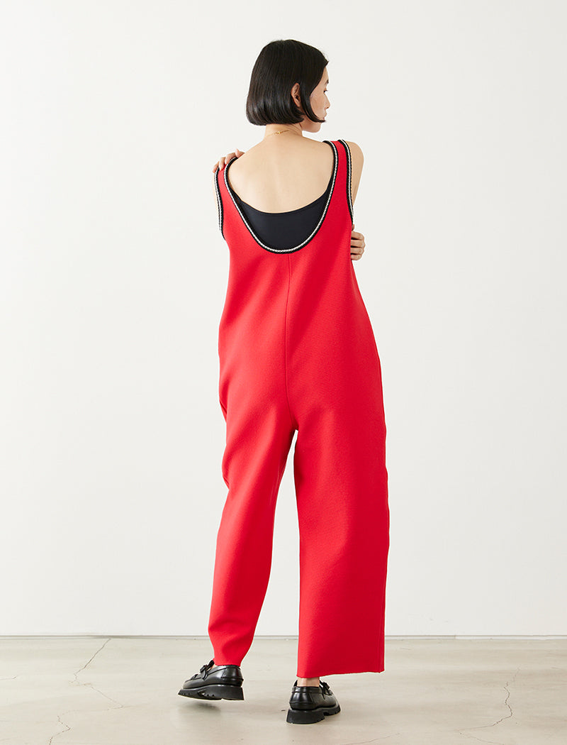 LIGHT INLAY KNIT CONVERTIBLE ROMPER