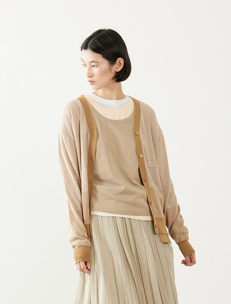 THIN STRIPE CARDIGAN