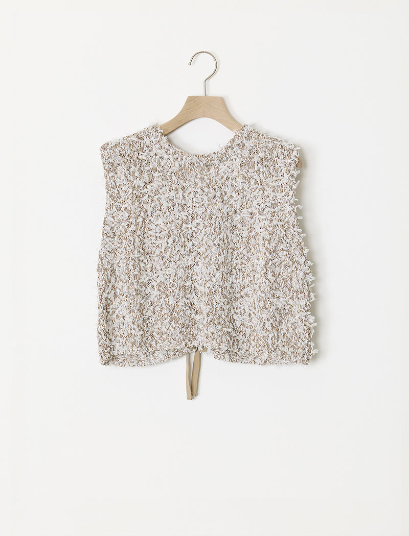 TULLE YARN VEST