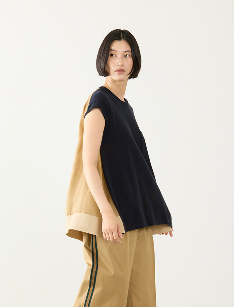 COTTON KNIT SHELL