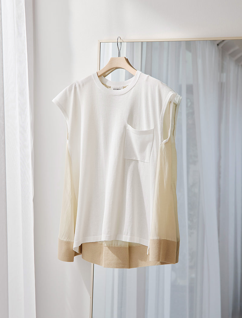 COTTON KNIT SHELL