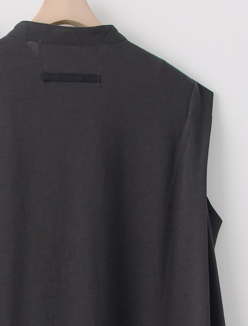 DRY COTTON JERSEY HENLEY DRESS