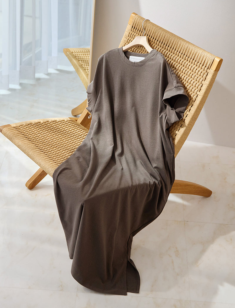 DRY COTTON JERSEY DRESS
