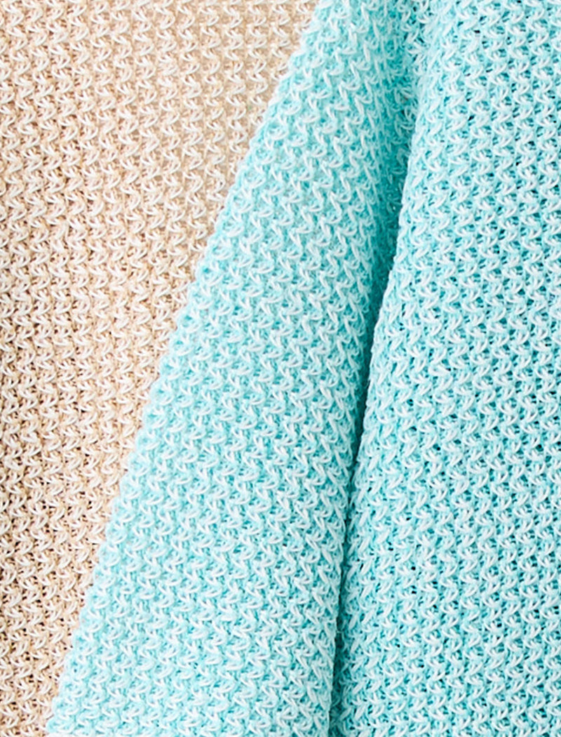 LINEN BLENDED MESH CARDIGAN