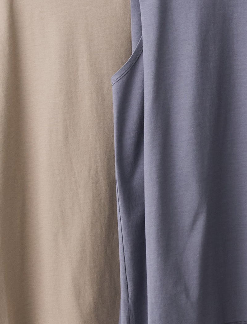 DRY COTTON JERSEY FLARED TANK