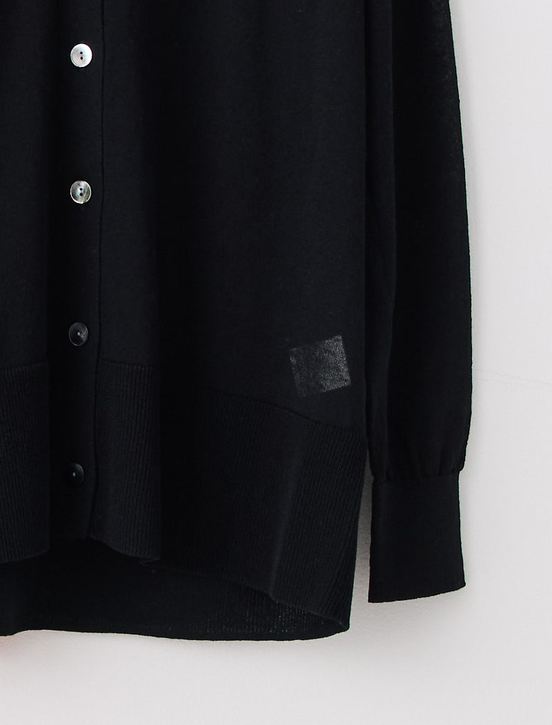 SEMI SHEER LINEN BLEND CARDIGAN