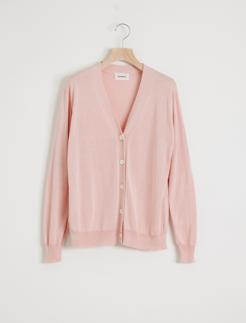 WASHABLE SILK CARDIGAN