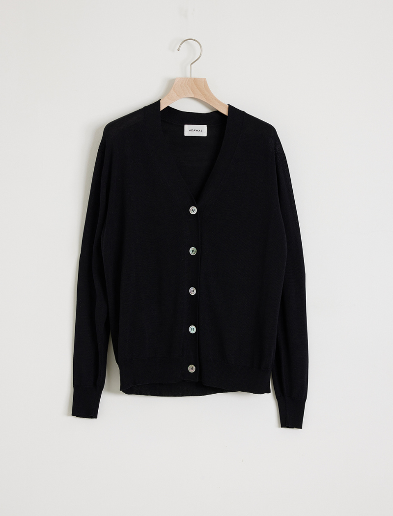 WASHABLE SILK CARDIGAN