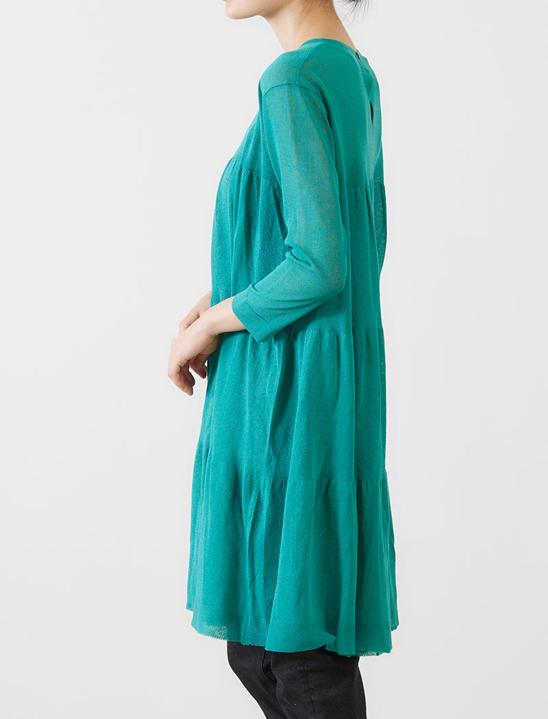 TIERED MIDI DRESS